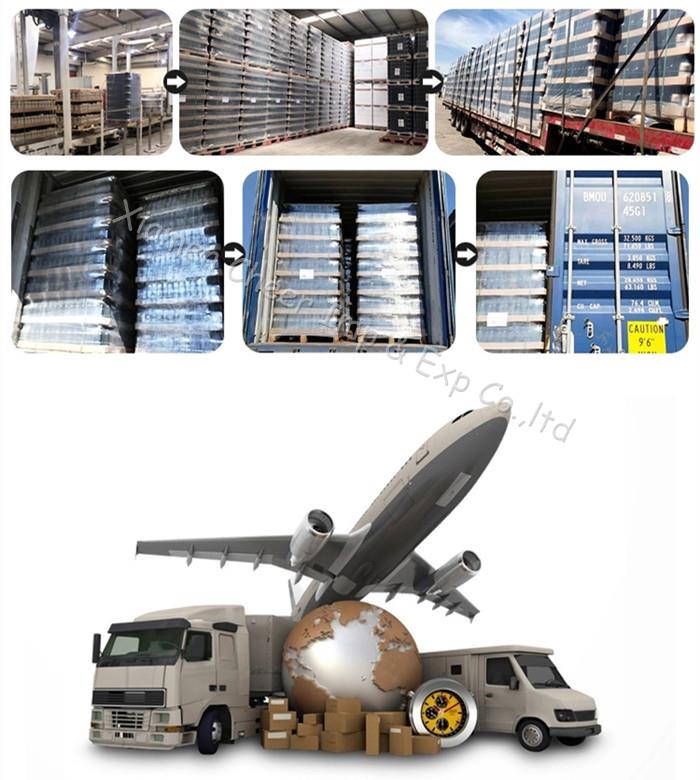 packing & shipping of glass bottles